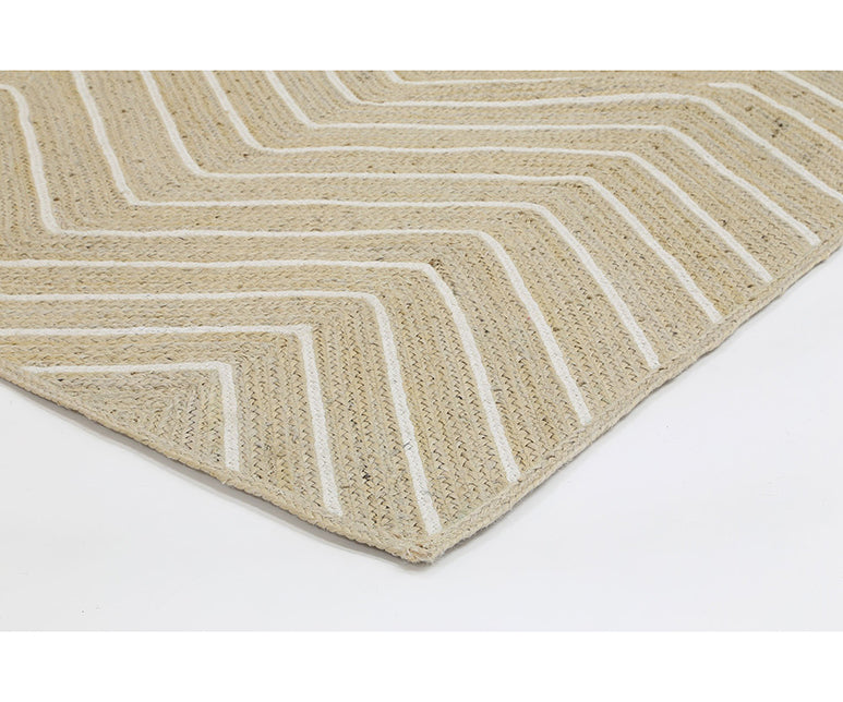 Artisan Natural Chevron Pearl Rug