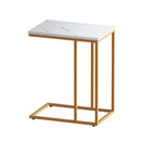 Coffee Side Table Laptop Desk Bedside Sofa Wooden Marble