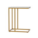 Coffee Side Table Laptop Desk Bedside Sofa Wooden Marble