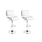 Artiss Set Of 2 PU Leather Gas Lift Bar Stools