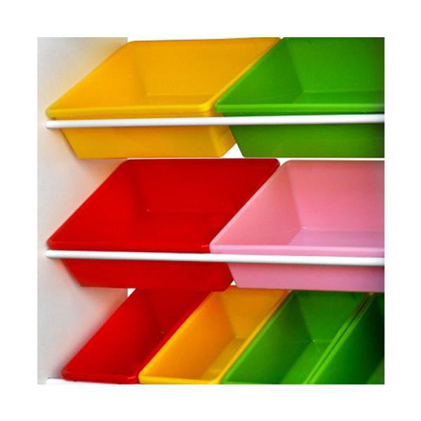 Keezi 8 Bins Kids Toy Box Storage Organiser Display Drawer Cabinet