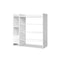 Keezi 8 Bins Kids Toy Box Storage Organiser Display Drawer Cabinet