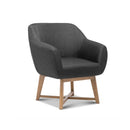 Artiss Aston Tub Accent Chair Charcoal