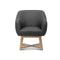 Artiss Aston Tub Accent Chair Charcoal