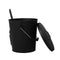 Ash Bucket Shovel Lid Fireplace Tool Coal Wood Log 22L Capacity