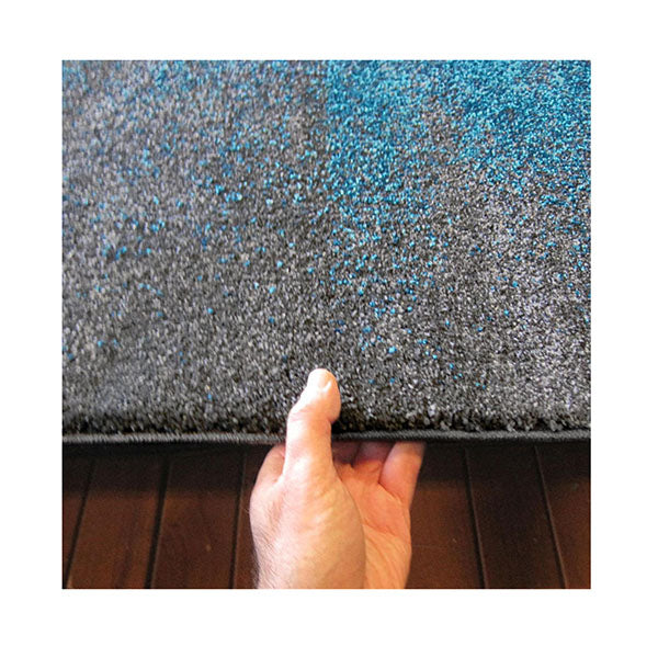 Aspen Blue Hallway Runner Machine Knotted Rug