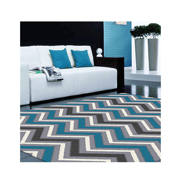 Aspen Grey Hallway Runner Rug 80X300Cm