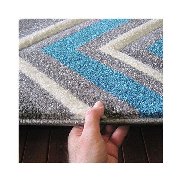 Aspen Grey Hallway Runner Rug 80X300Cm