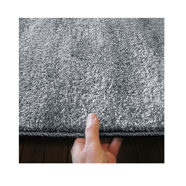 Aspen Grey Round Stain Resistant Rug