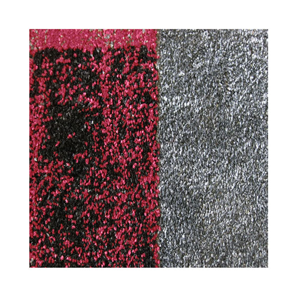 Aspen Red Hallway Runner Non Shedding Rug