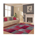 Aspen Red Non Shedding Rug