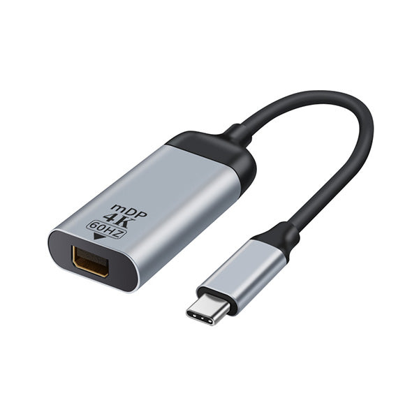 Astrotek Usb C To Mini Dp Displayport Male To Female Adapter 15Cm Cable