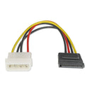Astrotek Sata Power Cable 15Cm 4 Pins Male To 15 Pins Female 18Awg