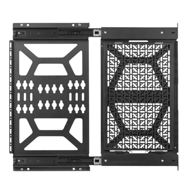 Atdec Mounting Panel For Network Device Black