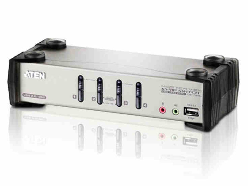 Aten 4-Port USB KVMP Switch with Audio and OSD/USB 2.0 Hub
