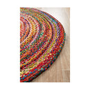 Atrium Chandra Braided Cotton Multi Coloured Rug