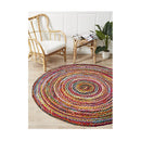 Atrium Chandra Braided Cotton Multi Coloured Rug