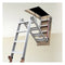 Deluxe Aluminium Attic Loft Ladder 2700Mm To 3050Mm