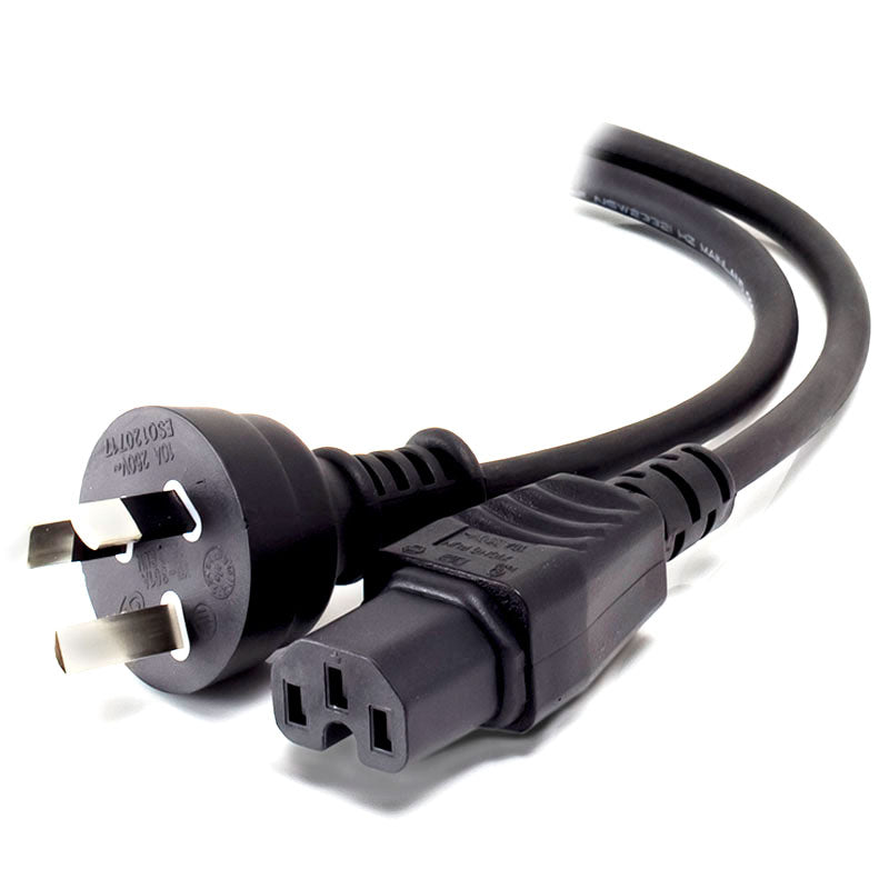 Alogic 1M Aus 3 Pin Mains Plug To Iec C15 High Temperature