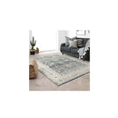 Texas Light Blue Rectangle Shape Rug