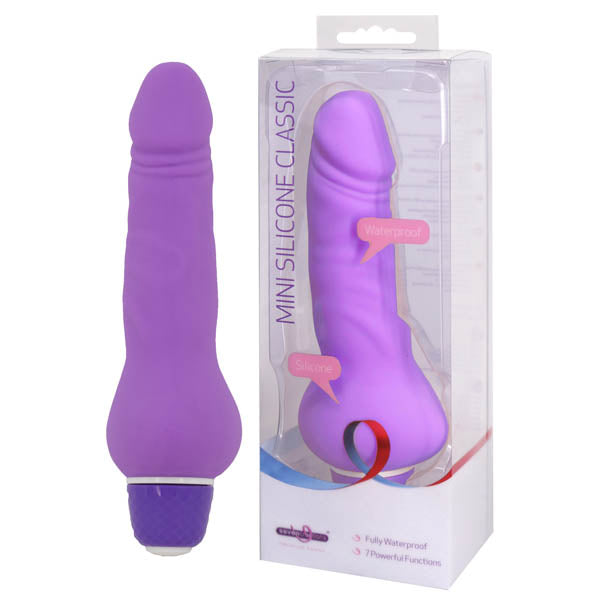 Mini Silicone Classic Purple Vibrator