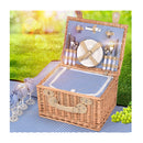 Deluxe 4 Person Picnic Basket Set Outdoor