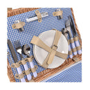 Deluxe 4 Person Picnic Basket Set Outdoor