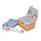 Deluxe 4 Person Picnic Basket Set Outdoor