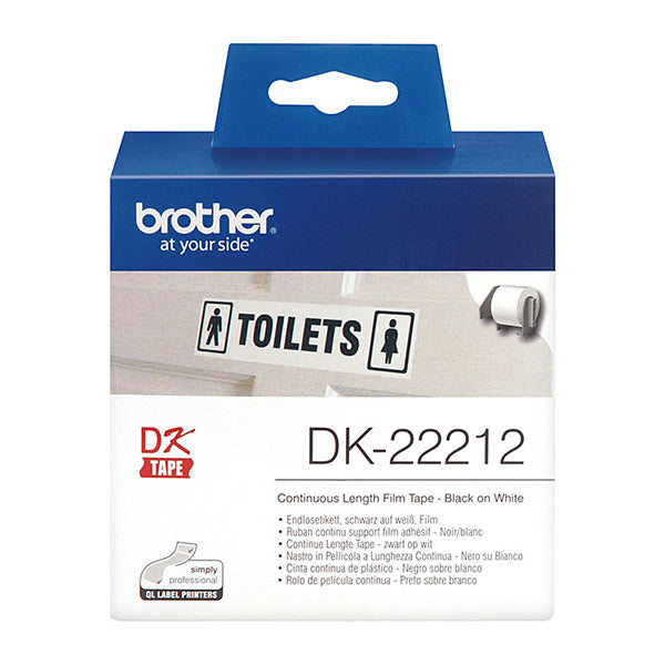 Brother Dk22212 White Roll