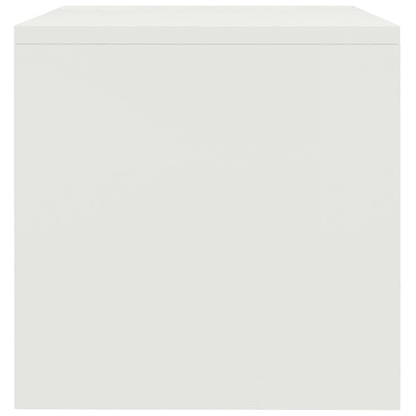 Bedside Cabinets 2 Pcs White 40x30x30 cm Chipboard