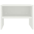 Bedside Cabinets 2 Pcs White 40x30x30 cm Chipboard