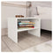 Bedside Cabinets 2 Pcs White 40x30x30 cm Chipboard