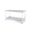 Soga 120X70X85Cm Commercial Kitchen Stainless Steel Prep Work Bench