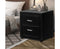 PU Leather Bedside Table 2 Drawers