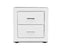 PU Leather Bedside Table 2 Drawers