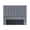 Artiss Fabric Bed Headboard Grey