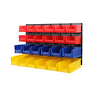 24 Bin Wall Rack Storage Tools Steel Board Organizer