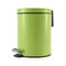 Soga Foot Pedal Stainless Steel Garbage Waste Trash Bin Round 7L Green