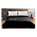 Dreamz 320Gsm 220X240 Cm Ultra Soft Mink Blanket Warm Throw In Black
