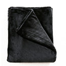 Dreamz 320Gsm 220X240 Cm Ultra Soft Mink Blanket Warm Throw In Black