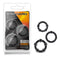 Stay Hard Beaded Cockrings - Black Cock Rings - Set of 3 Sizes