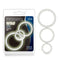 3Pcs Glow In The Dark Cock Rings Premium Silicone