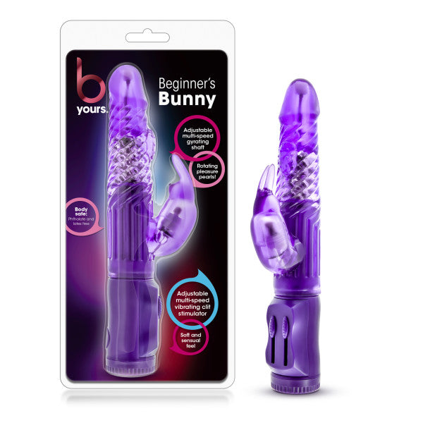 Beginners Bunny Purple 8 Inch Rabbit Vibrator