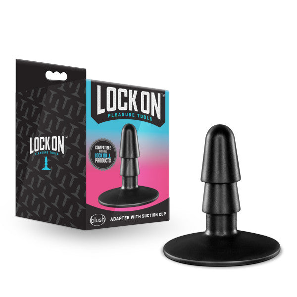 Lock On - Adapter with Suction Cup - Black Suction Adapter for Lock On Dongs