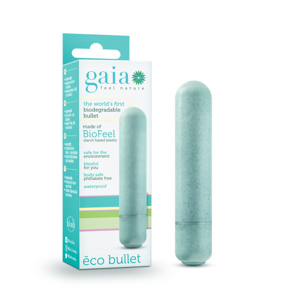 Gaia Eco Bullet - Aqua Blue 8.9 cm (3.5'') Bullet