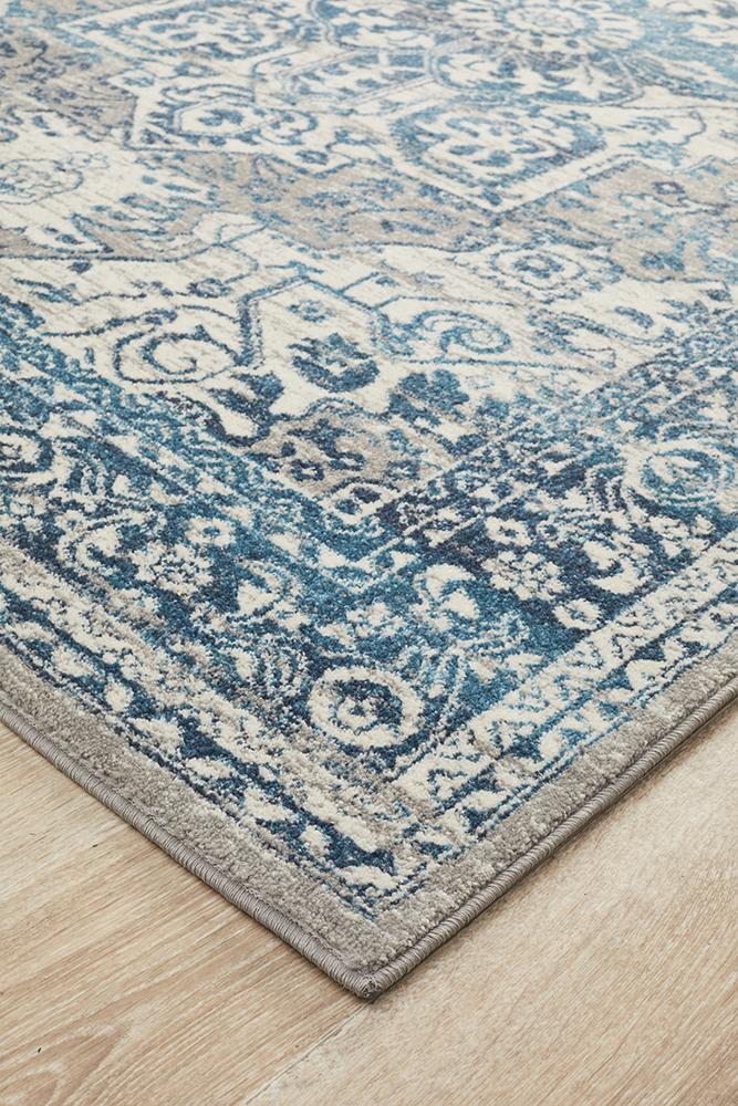 Babylon Blue Grey Rug