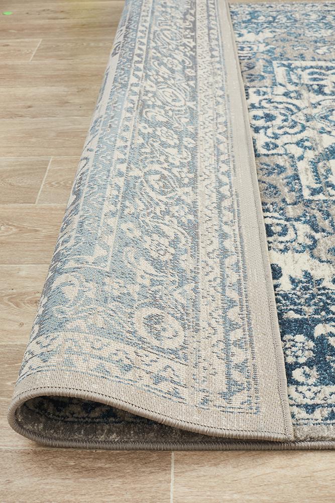 Babylon Blue Grey Rug