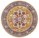 Babylon Round Multi Coloured Rug