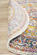 Babylon Round Multi Coloured Rug