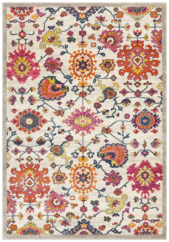 Babylon Multi Coloured Floral Rug